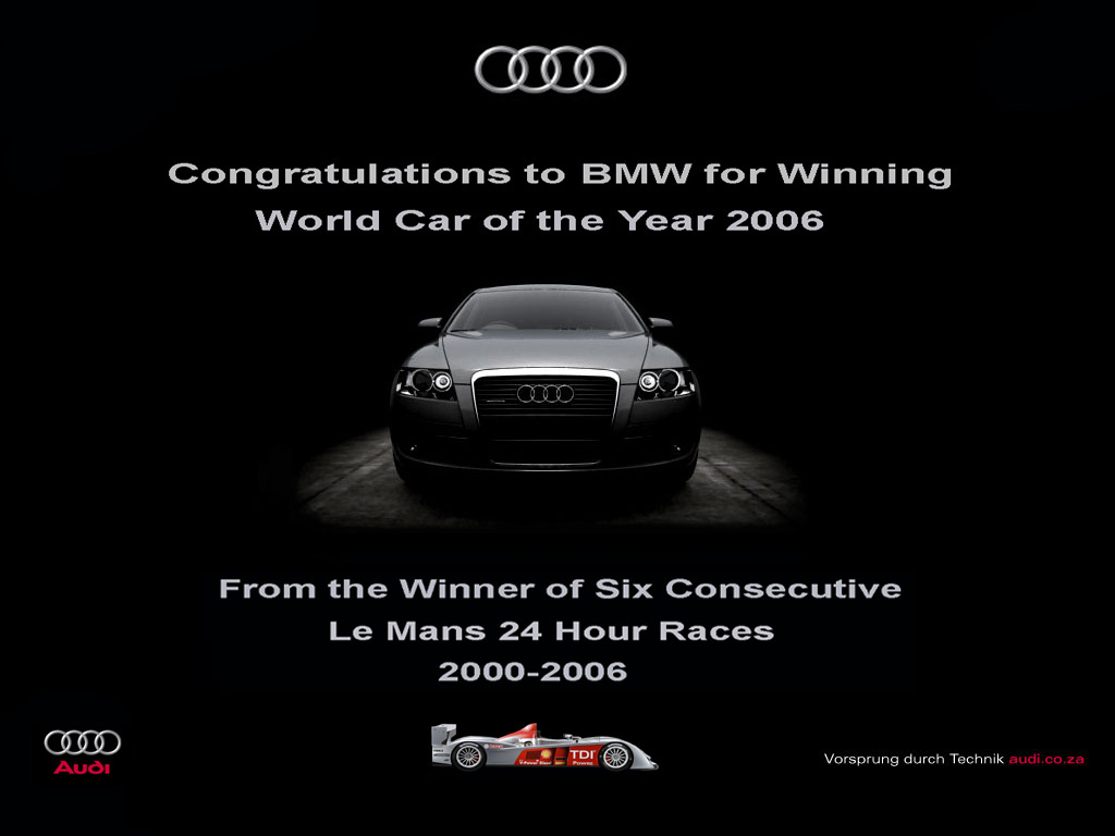 Congratulations to BMW