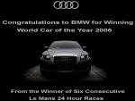 Congratulations to BMW