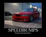 Speedbumps - They don't make good friends