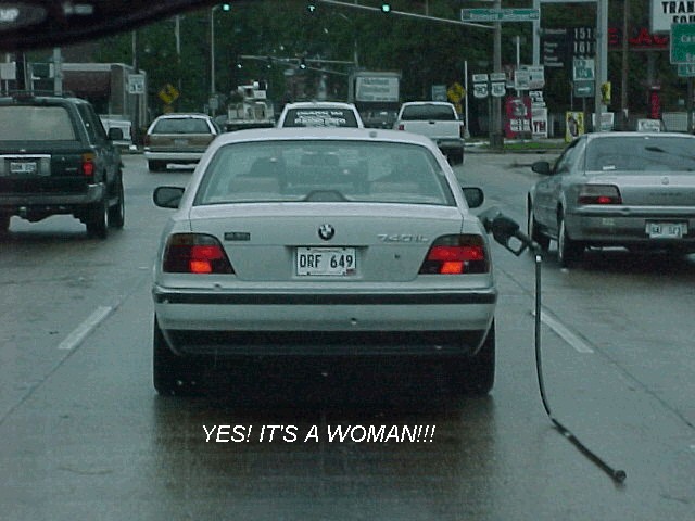 Yes, it's a woman!